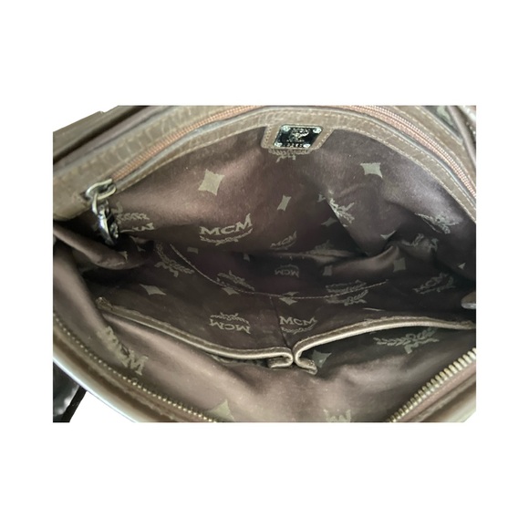 MCM Aren Visetos Monogram Crossbody Messenger Bag - Picture 9 of 10